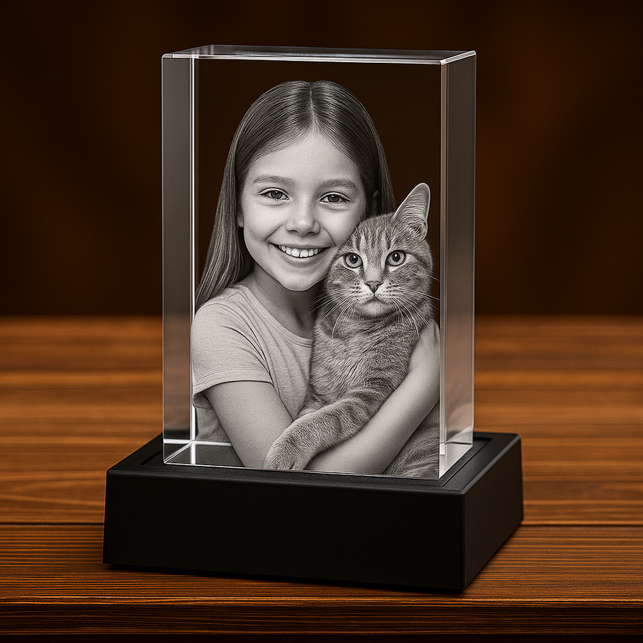 3D Crystal Rectangle Tall