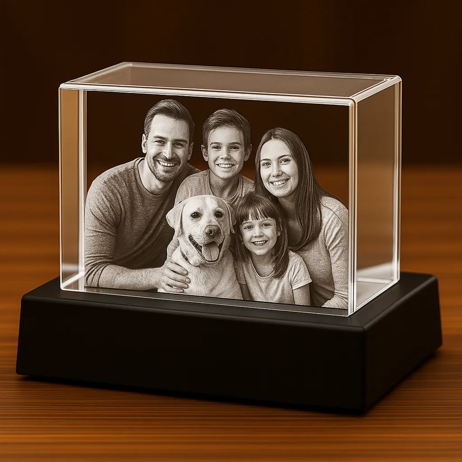 3D Crystal Rectangle Wide