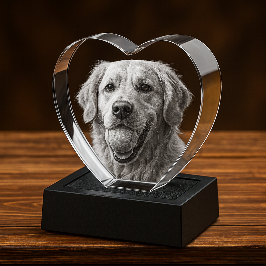 3D Crystal Heart