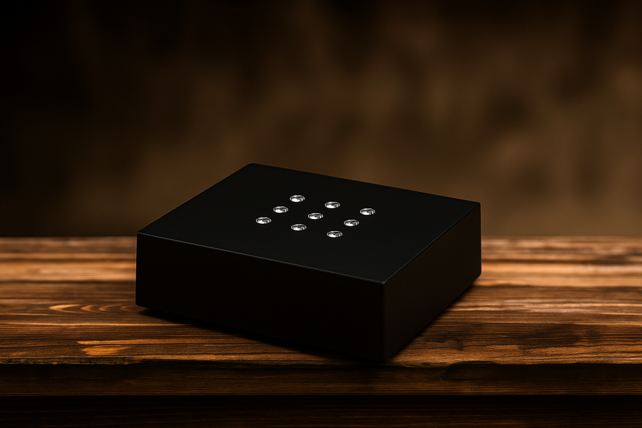 Small Square Plastic Light Base